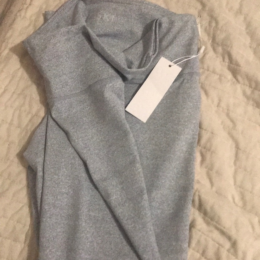 Large high waist marble grey saski leggings